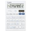 Canon Calculator 12 Digit Tabletop Size Antibacterial Beautiful Calculator HS-1201T White