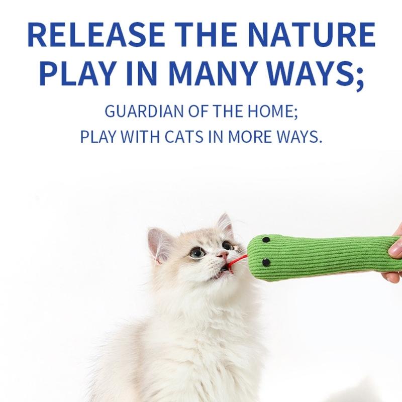 Cats Crinkle Stuffed Toy Kitten Toy Crinkling Cats Teething Chewing Snake Crinkling Cats to Exercise Gift