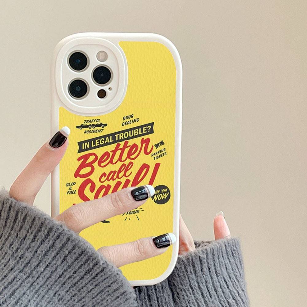 Чехол для телефона B-Better Call Saul для iPhone 16 15 14 11 12 13 Pro Max Plus Задняя кожаная крышка
