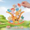 Игра «Мишка Баланс и Нанизывание Бусин» для раннего развития и взаимодействия родителей и детей