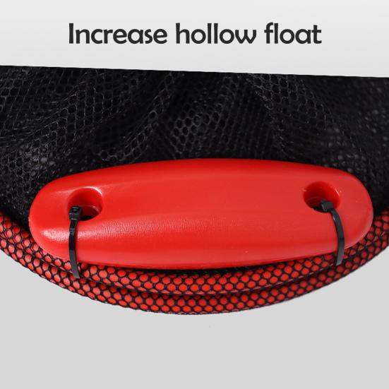 Portable Foldable Floating Fish Basket 1/2/3 Layers Live Caught Fish Storage Basket Collapsible Heavy Duty Nylon Mesh Fishing Keep Net Bag