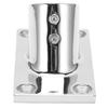 Boat Handrail Base Fitting Stainless Steel 60 Degree Rectangular Boat Hand Rail Fitting22mm 0.9in