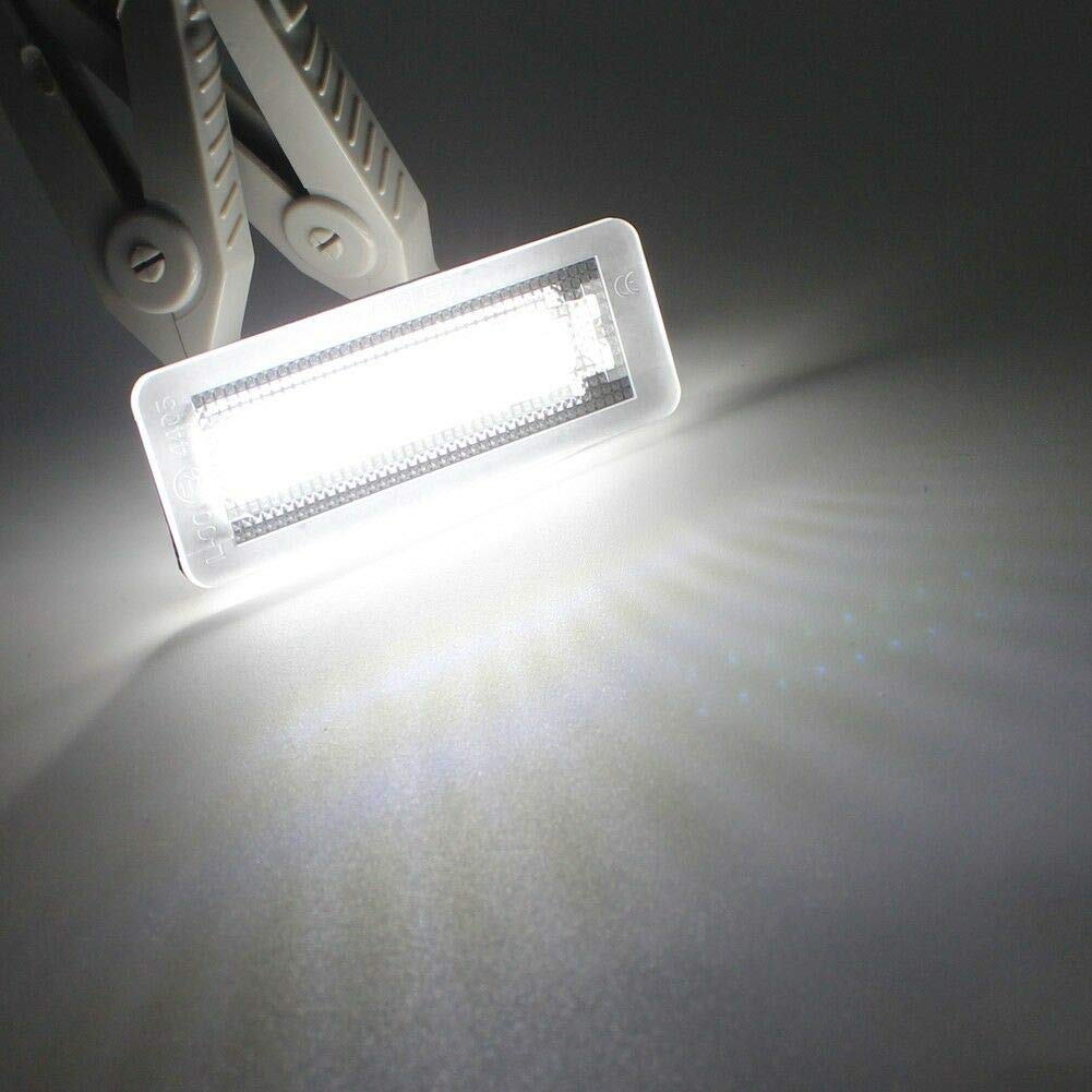 Reikoeppy Car LED License Plate Light for Smart Two Coupe Convertible 450 451