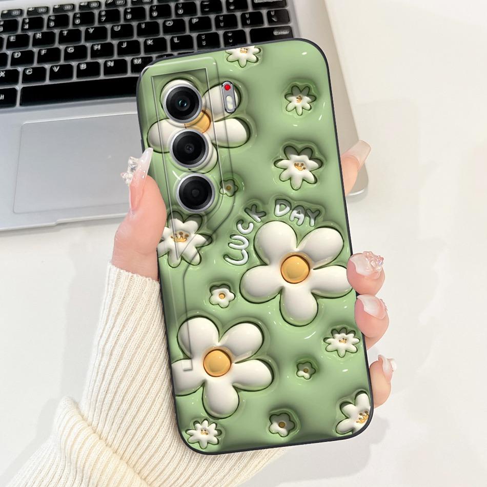 For Tecno Camon 40 Pro 4G Camon40 CM5 CM6 Cute Rabbit Cat Cartoon Phone Case For Camon 40 40Pro 4G Soft Silicone Cases Bumpers