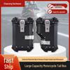Motorcycle Aluminum Alloy Waterproof Side Box - 28L/35L, Anti-Collision, Universal Fit, Multi-Color Storage for Travel.