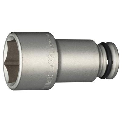 TONE Ударная удлиненная головка Приводной угол Размер под ключ 32 мм HP4NV-32L 12,7 мм (1/2")