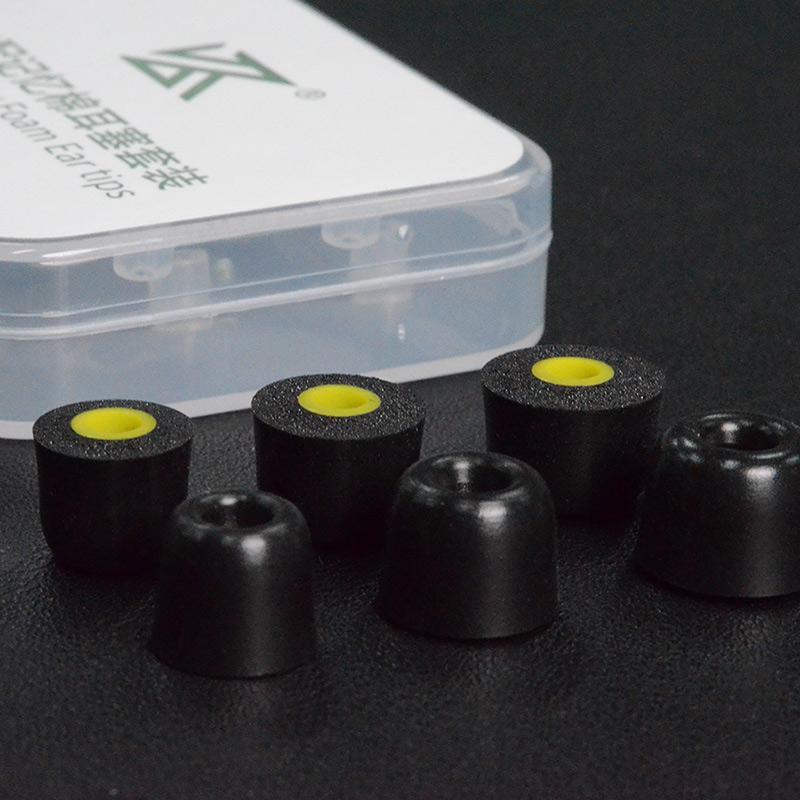 KZ Foam Tips T400 Reduced Tooth Tone Memory Cotton Earplugs Memory Sponge Sleeve Into Earphone Type Headphones for EDX EDS EDA