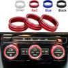 Air Conditioning Knob Decorative Cover Ring Adjust Trim Cover Fit For Volkswagen VW Tiguan Golf MK7 Passat B8 T-ROC  Atlas Ateca
