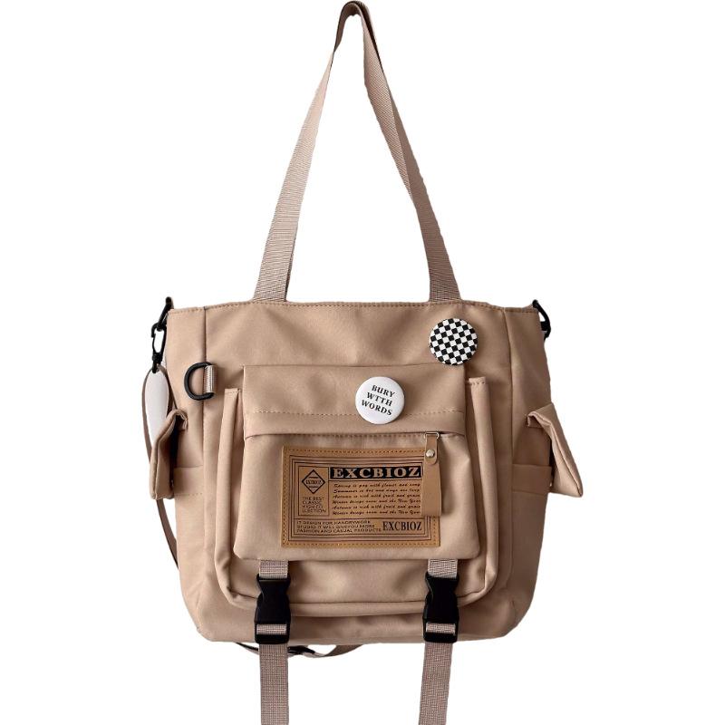 Легкая студенческая косметичка, новая модная сумка через плечо большой вместимости, повседневная портативная сумка-мессенджер