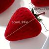 Popular Strawberry Ring Box Cute Red Ring Box Strawberry Jewelry Boxes  Birthday Gift