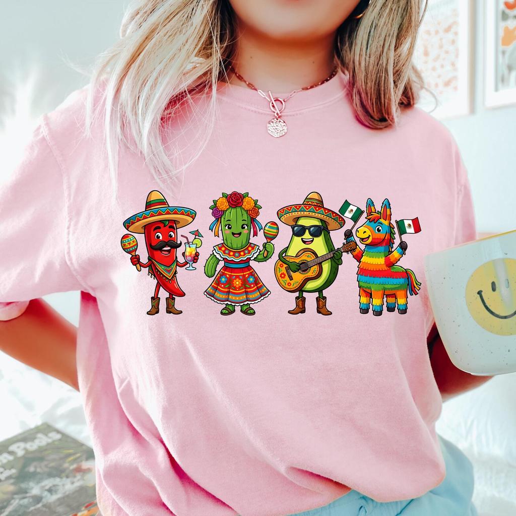 Cinco De Mayo Shirt, Mexican Fiesta T-shirt, Fiesta Squad Tee, Fiesta Party Apparel, Mayo Gift, Mexican Party Outfit, Celebration Day top