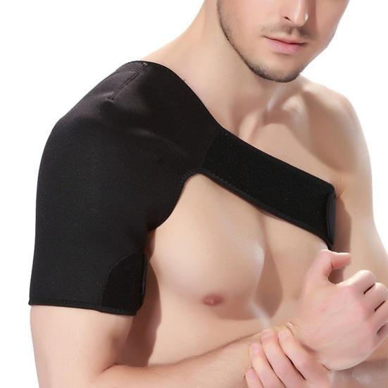 Плечевой бандаж с регулируемой застежкой-лентой Высокоэластичный дышащий облегчение боли Компрессионный поддерживающий рукав для плеч Защитное снаряжение