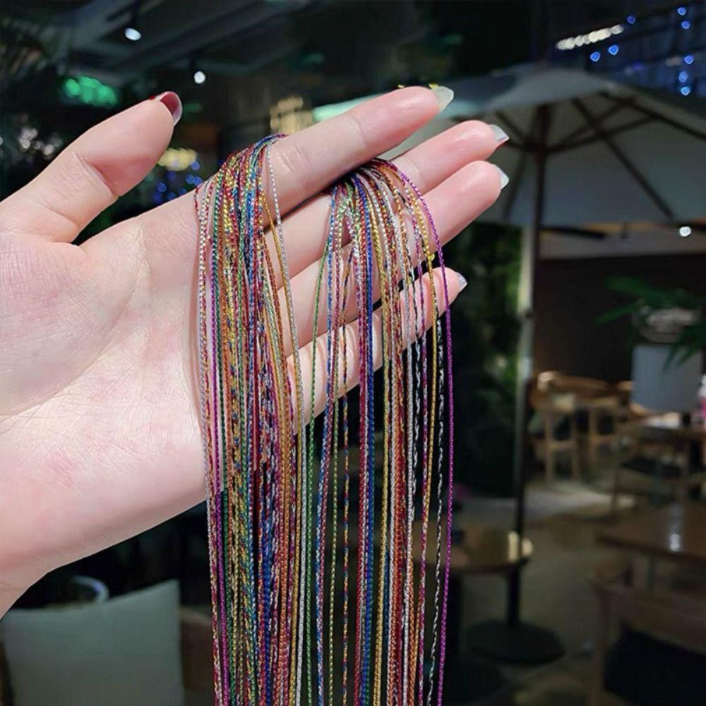 Принцесса веревки пряди милые африканские косички разноцветные косички для волос ленты для девочек DIY хвостик