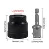 Jack Socket for Drill Electric Drill Adapter Jack Socket Heavy Duty Labour Saving Tool Quick Connect Gear for Commuting