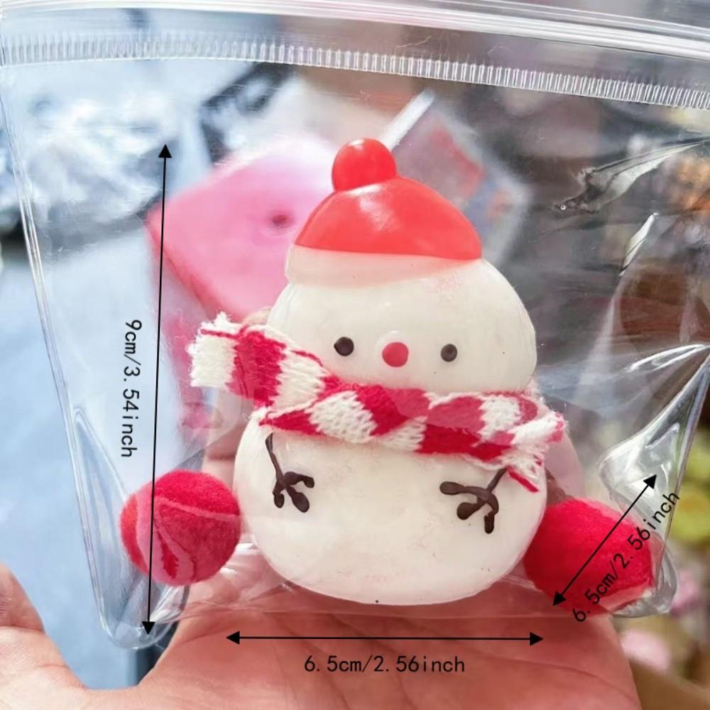 Soft TPR Christmas Squeeze Toys Silicone Squishy Toys Non-Toxic Fidget Toys Daily Use