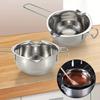 Нержавеющая сталь, емкость для плавления воска с ручкой для изготовления свечей, мыловарения, плавления шоколада, плавильная чаша для свечного воска