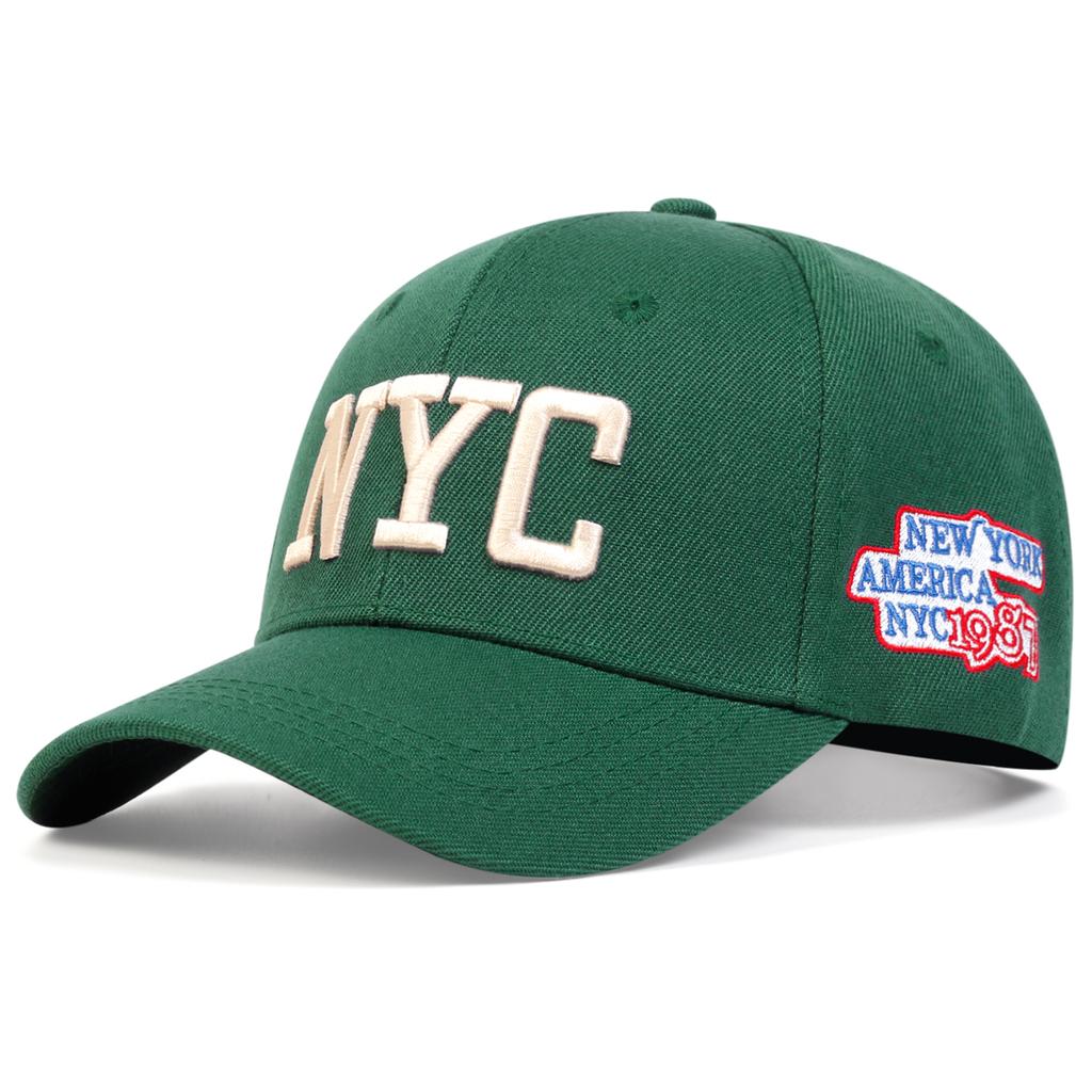 Unisex NYC Letter Embroidery Baseball Caps Outdoor Adjustable Spring and Autumn Casual Sunscreen Hat