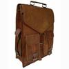 Unisex Genuine Leather Men's Backpack Bag Laptop Satchel Briefcase Brown Vintage