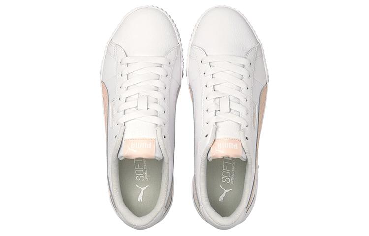 Women's Sneakers PUMA Carina Crew Synthetic Leather Comfortable Abrasion Resistant Lightweight Low top