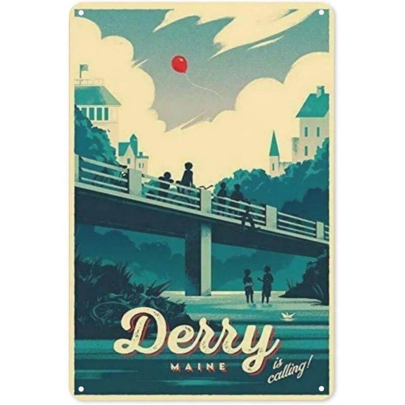 New York Paris Great Wall World Famous Building Metal Tin Signs Posters Plate Wall Decor for Bars Man Cave Cafe Clubs Home