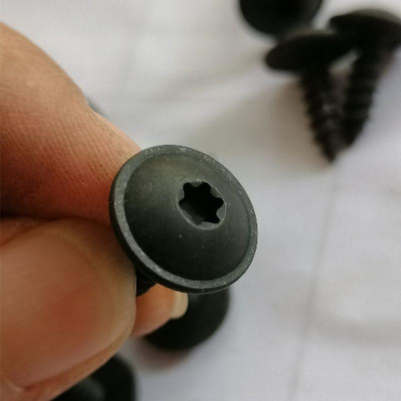 10 шт. винты для крышки крыла автомобиля саморезы металлические крепежи для Golf для Passat N90974701