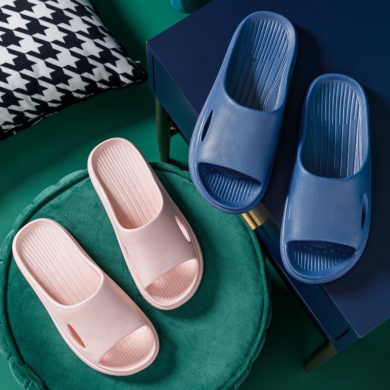 Летние модные женские домашние дышащие тапочки