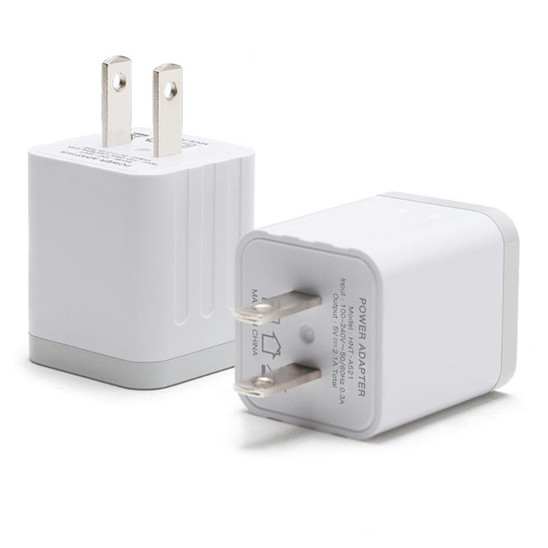 Минималистичный дизайн, два USB-зарядных устройства, портативный блок быстрой зарядки для использования в офисе, дома или в дороге