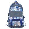 Trendy Color Blocked Backpack For Outdoor Travel Stylish School Bag For Teens