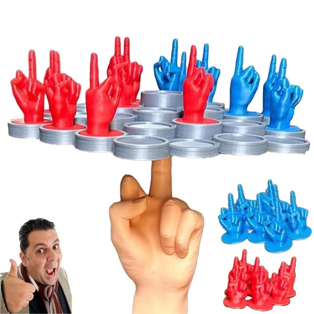 Finger Interactive Middle Toy Balance Board Desktop Game Adults Social Gathering