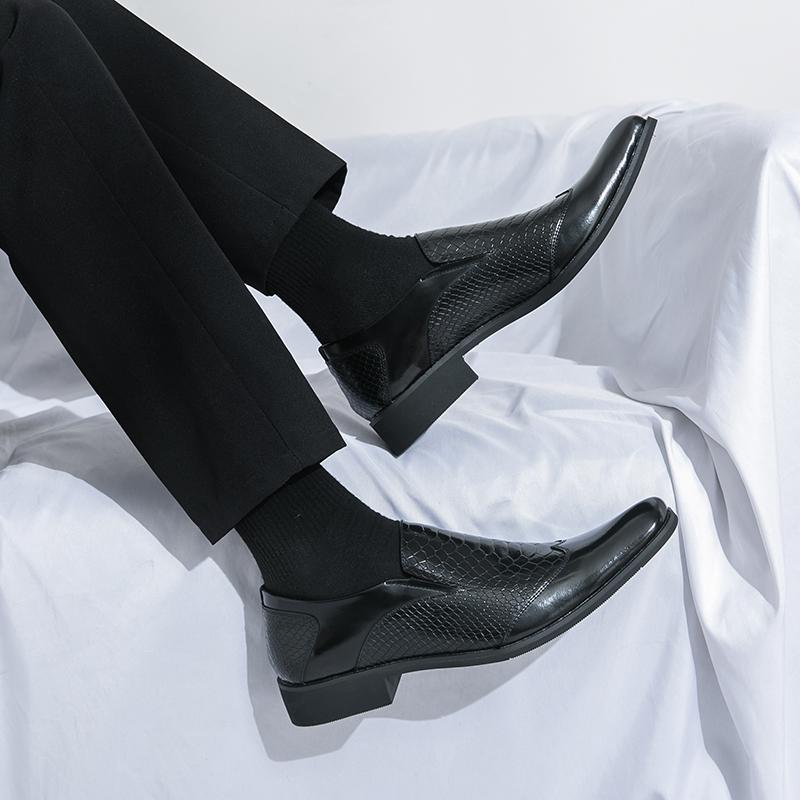 Модные дизайнерские фактурные мужские кожаные туфли, удобные, без застежек, роскошные, мужские, для свадеб и вечеринок на открытом воздухе, большие туфли Дерби