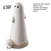 Niche Holiday Gift for Her Ghost Dog Statue, Cute Walking Figurine, Spooky Resin Small Sculpture Bookshelf Halloween Decoration Tabletop Mantel Shelf