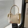 Премиальная сумка-тоут женская 2025 новая модная текстурная сумка через плечо популярная сумка-мессенджер для поездок на работу сумка-ведро