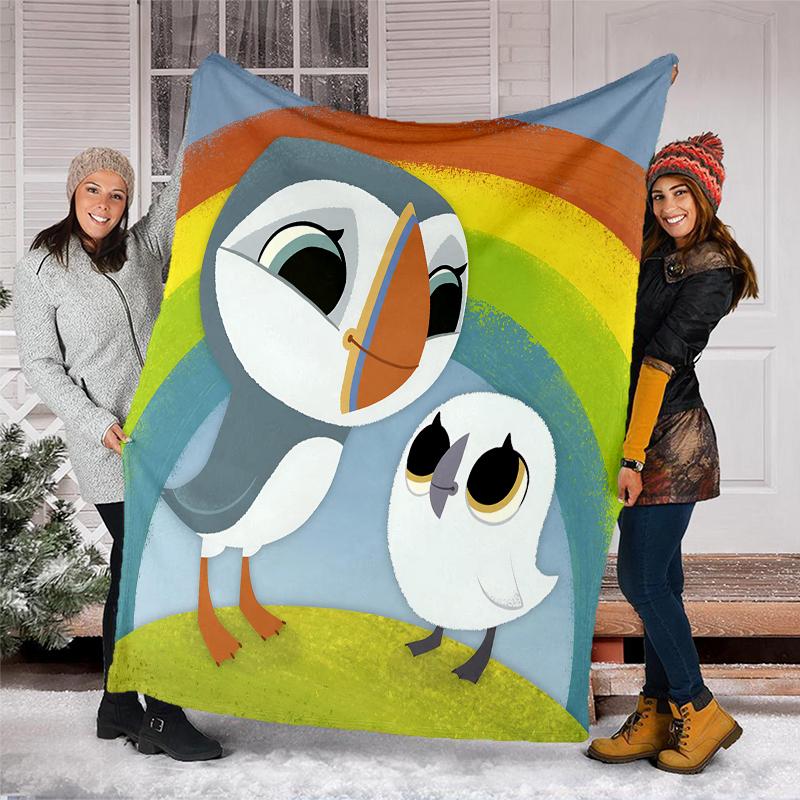 Maya Bee Theme Printed Blanket Perfect For Couch Bed Travel Outdoor Use Machine Washable Cozy Durable