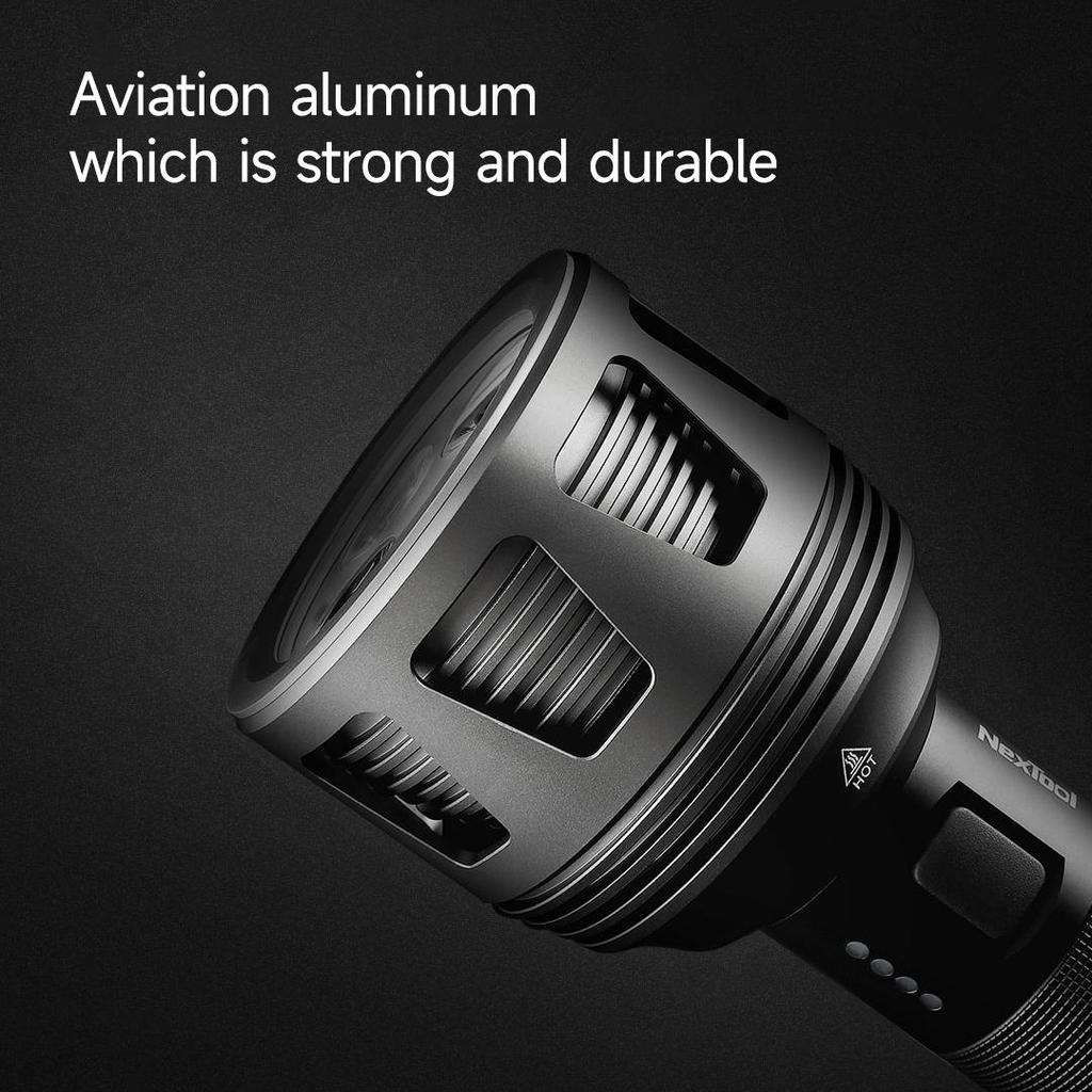 Nextool Фонарик 3600лм 450м Водонепроницаемый IPX7 10000мАч Перезаряжаемый через USB Поисковый фонарь Светодиодный аварийный свет Для кемпинга на открытом воздухе