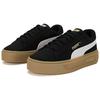 Puma Кроссовки Smash Platform V3 Black Gum Женские Белое Золото 391942-02