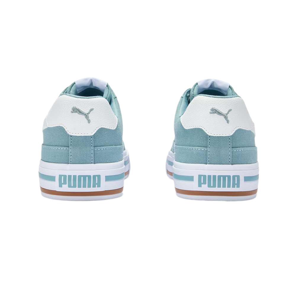 Puma Кеды Court Classic Mid на платформе, холщовые, унисекс