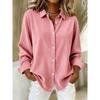 BFCCQB Women's POLO Neck Long Sleeve Autumn Winter Fashion Casual Blouses & Shirts