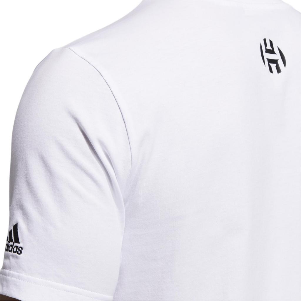 Adidas T Shirts Men's White Crew Neck Moderate Straight Fit GP3427