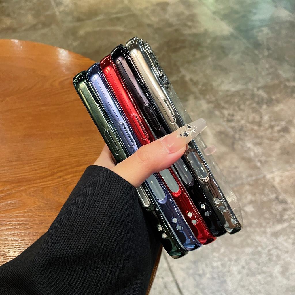 Чехол для полной защиты объектива iPhone 16 15 14 13 12 11 Pro Max, чехол с роскошным покрытием, прозрачный силиконовый мягкий чехол для 16 ProMax