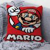 Персонализированная наволочка Super M-Mario для детской комнаты, Декор для дикой вечеринки, Наволочка, Подарок на день рождения ребенка, Душ для малыша