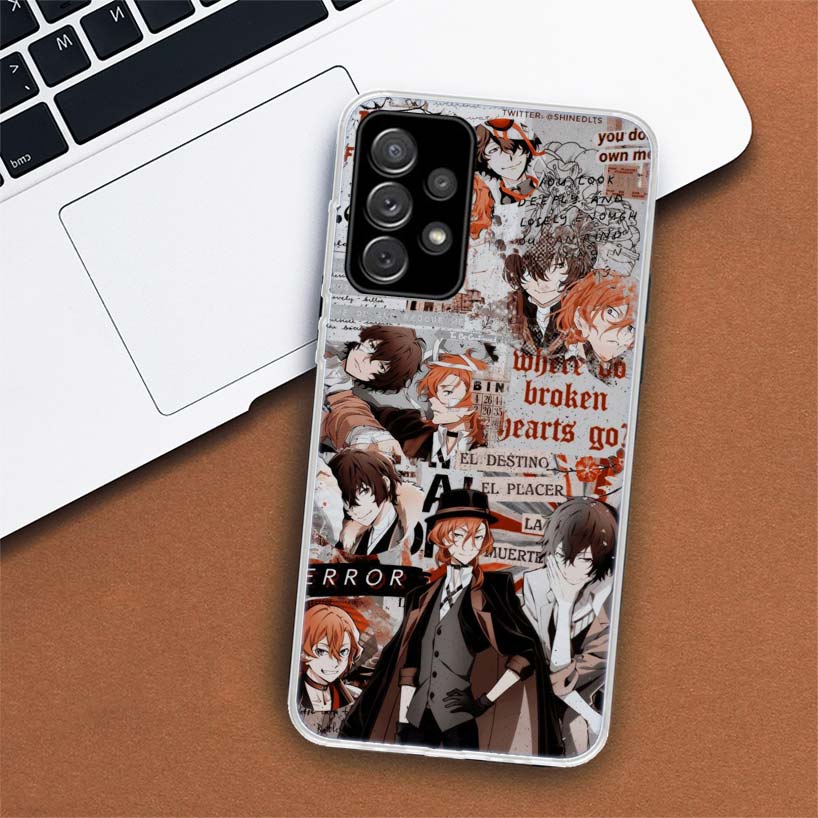 Bungo Stray Dogs Poster Anime Phone Case For Samsung Galaxy A51 A71 A50 A70 A40 A30 A20E A10 A41 A31 A21S A11 A01 A6 A8 + A7 A9