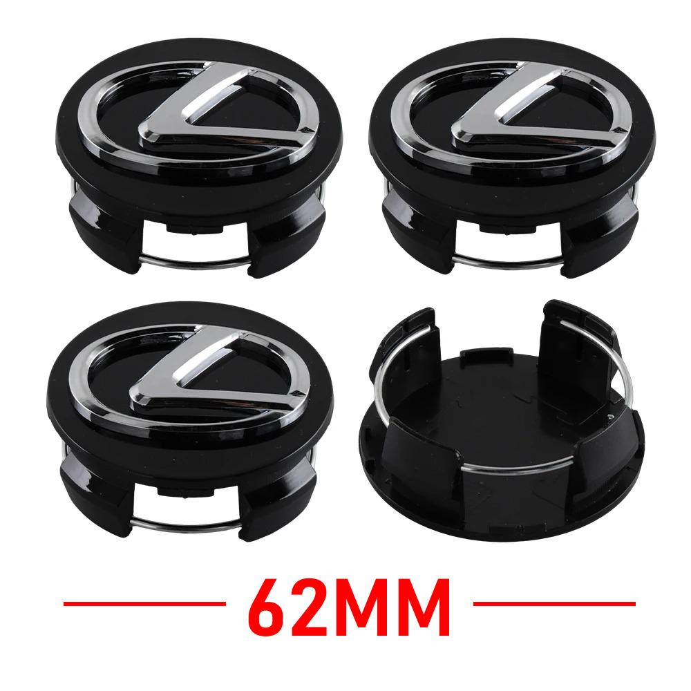 SKIA7 4Pcs 62MM For Lexus LS IS350 ES300h ES300 IS250 IS220d NX350h Car Styling Wheel Center Cap Emblem Hub Covers Outside Accessories