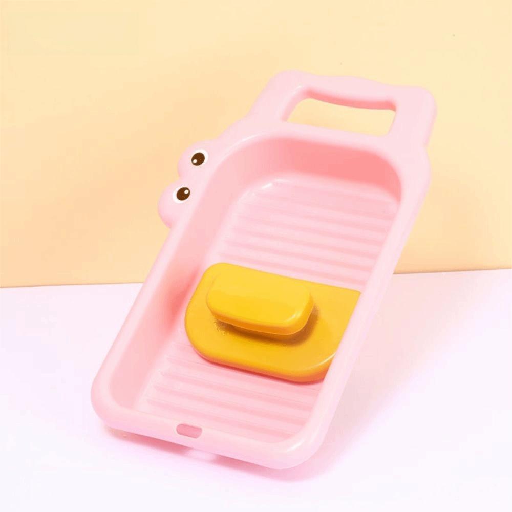 Thicken Laundry Board Plastic Integrated Lovely Washing Board Clothes Washboard  Home Use Laundry