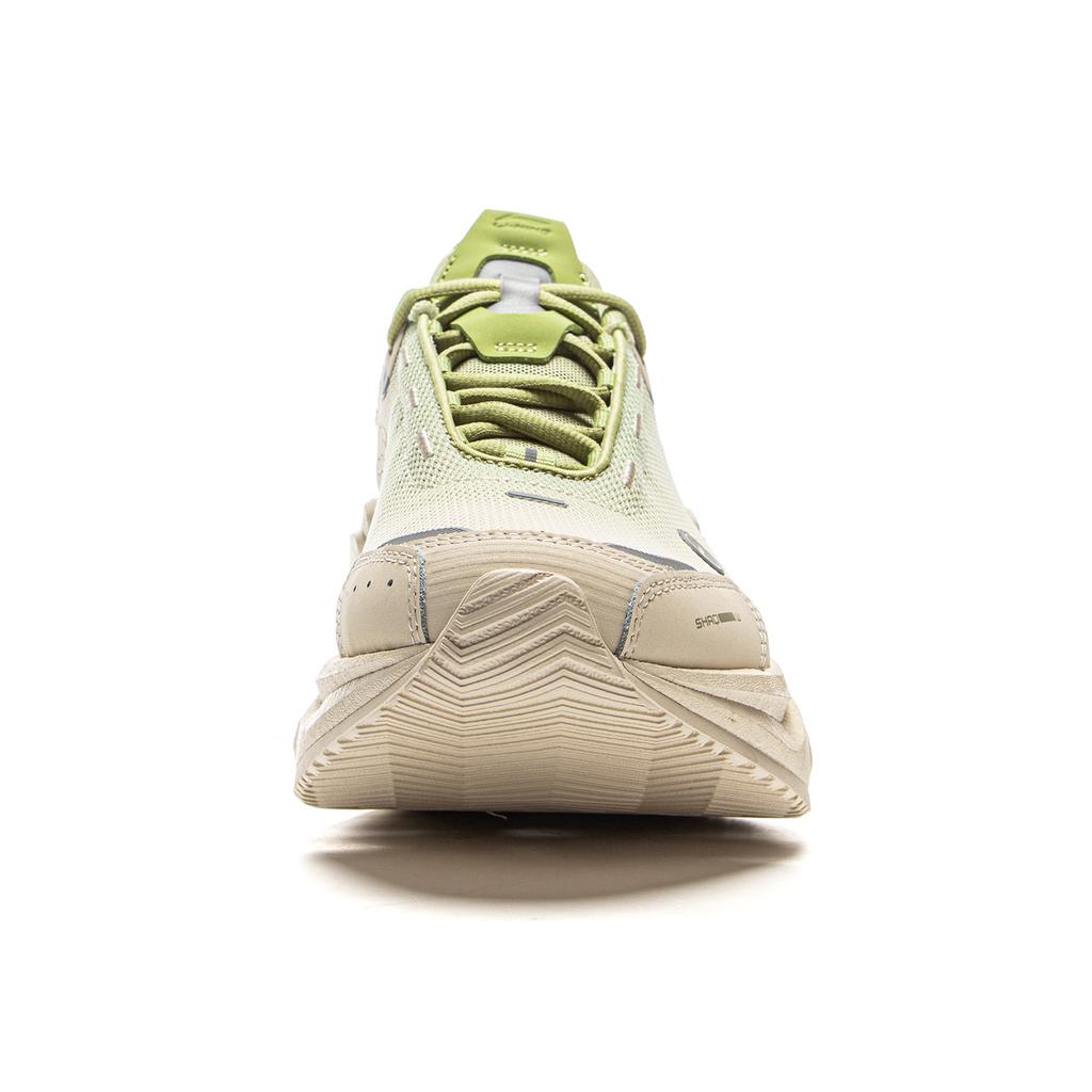 Li Ning Absolute Shadow CRC Второе поколение Светоотражающие Легкие Модные Нескользящие Амортизирующие Низкие Повседневные Кроссовки Мужские светло-зеленые AZGV049-2