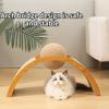 Arch Bridge Cat Scratching Board - Vertical Scratching Toy for Cats - Corrugated Cardboard Scratch Pad