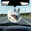 Automobile Pendant 2D Acrylic Colorful Moon Fairy Charm Car Decoration Lightweight Vehicle Hanging Ornament