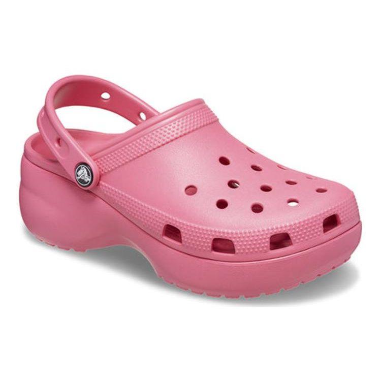 Crocs Classic Platform Clog EVA Comfortable Casual Clogs 4.1cm Women Clogs Pink 206750-6VZ