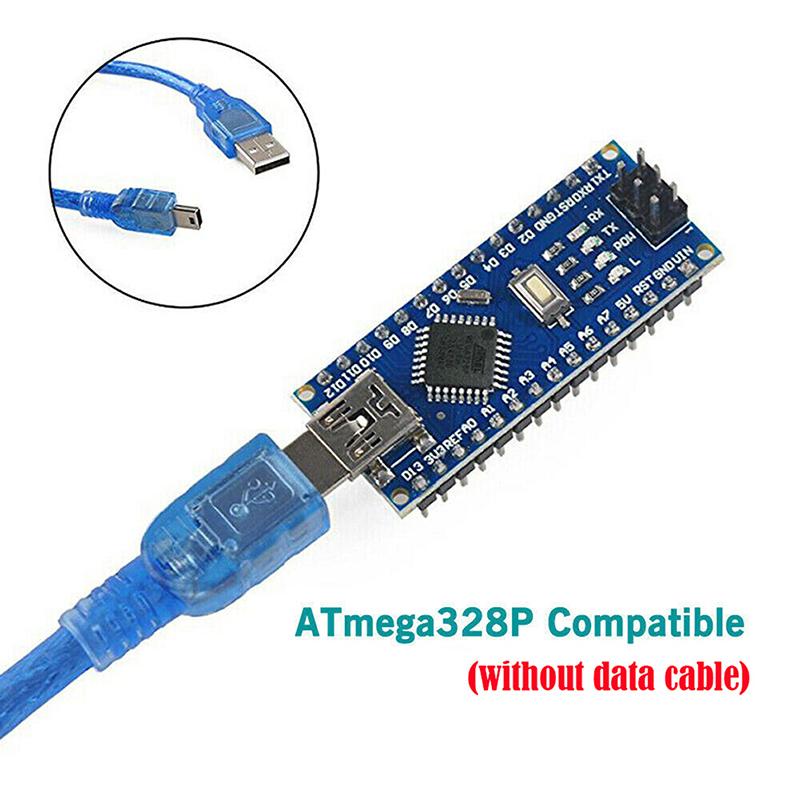 1/2 шт. 16 МГц 5 В Mini USB спаянный Nano V3.0 совместимый с Atmega328P микроконтроллерный модуль для CH340G