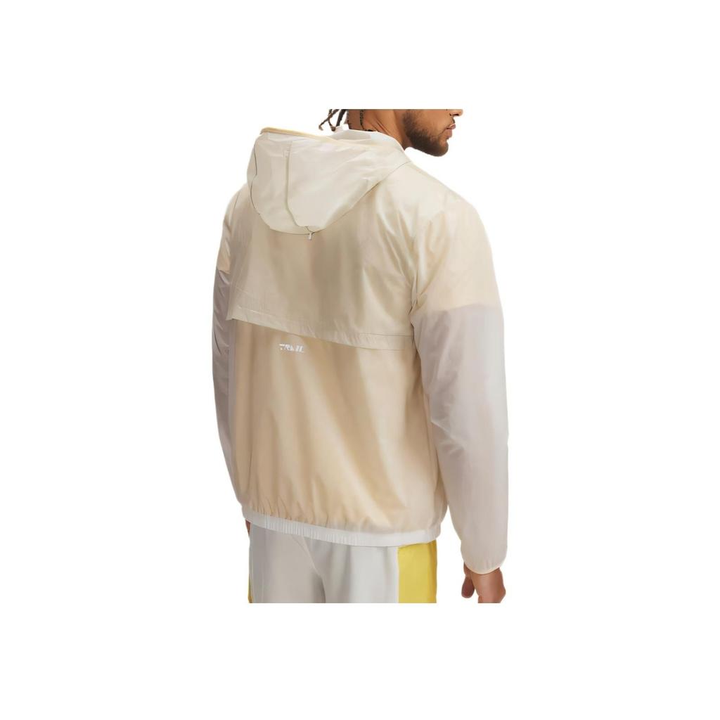 Under Armour Куртка спортивная мужская Launch Trail Simple Versatile Fashion Comfortable Quick-Dry Белая 1383243-279