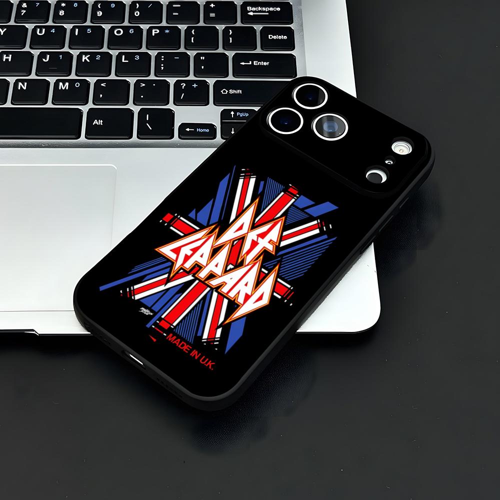 Hot Rock Band D-Def Leppard Phone Case For IPhone 17 Air 16 E Pro Max 15 14 13 Mini 12 Pro 11 Max Plus Black Soft Shell